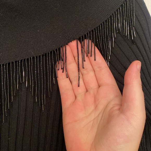 Belldini Beaded Boat Neck Silk Sweater - Picture 6 of 6